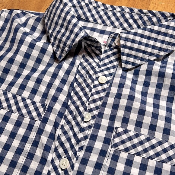 Vineyard Vines Gingham Shirt Dress - Picture 4 of 14